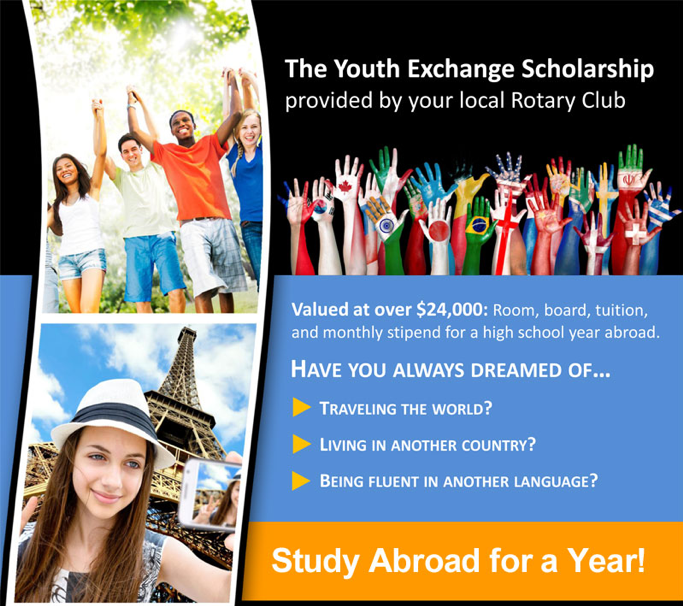 Rotary Youth Exchange District 5180 | High School Study Abroad | Greater-Sacramento Area | California